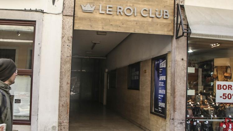 L’ingresso del “Le Roi Club 1951” su via Matteotti