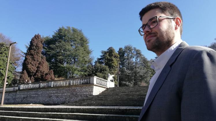 Alessandro Burtini, 32 anni, è il leghista che sfiderà alle urne il sindaco Acerbi. MOLINARI