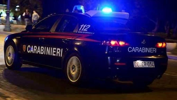 I malviventi sono riusciti a seminare l'auto dei carabinieri