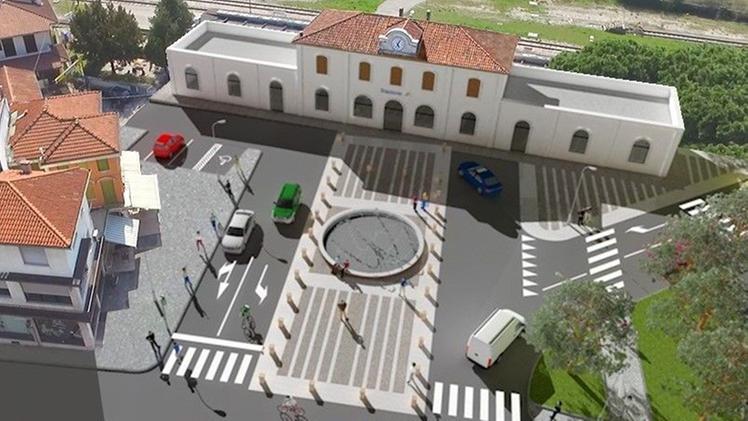 La nuova viabilità di via Vittorio Veneto, con la rotatoria che sarà ultimata entro fine mese. DALL’IGNAL’area della stazione dei treni che vedremo dopo l’estate. DALL’IGNA
