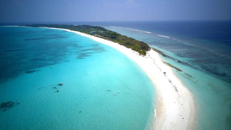 Una foto panoramica delle Maldive. ARCHIVIO