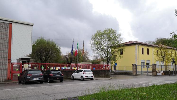 Le scuole di Montegaldella dove mercoledì è scattato l’allarme per un sisma che non c’era. GREGOLIN
