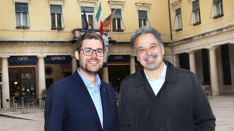 Alessandro Burtini e Giancarlo Acerbi al ballottaggio del 9 giugno. A sinistra Francesca Vitetta.  CISCATO