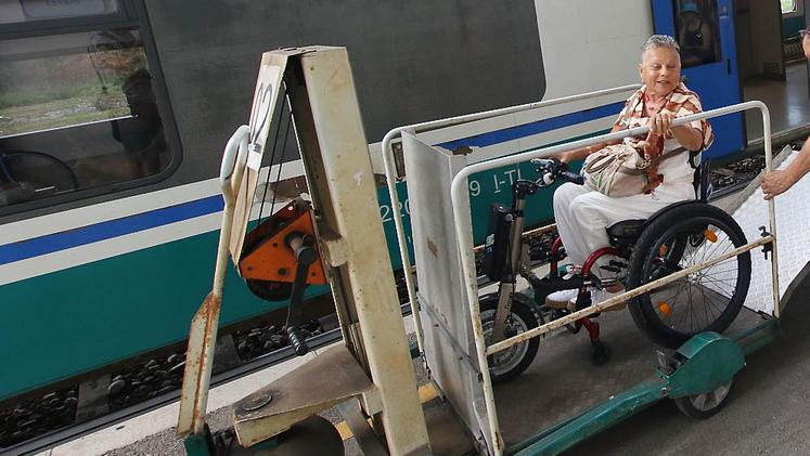 Maura Fontana da tempo lotta per una mobilità accessibile. ARCHIVIO