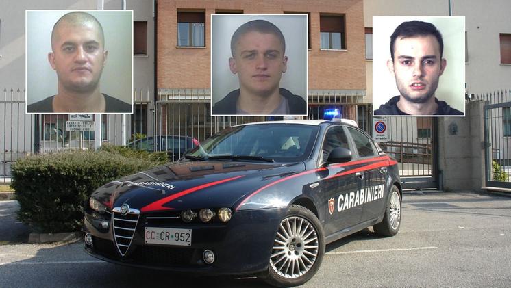 I tre albanesi arrestati dai carabinieri di Bassano