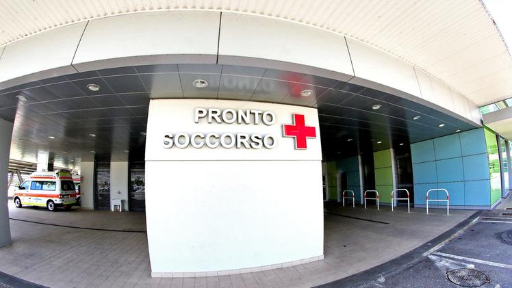 Il pronto soccorso dell’ospedale Alto vicentino di Santorso.  FOTO DONOVAN CISCATO