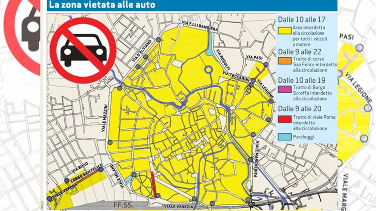 Le zone vietate alle auto per la Giornata Verde