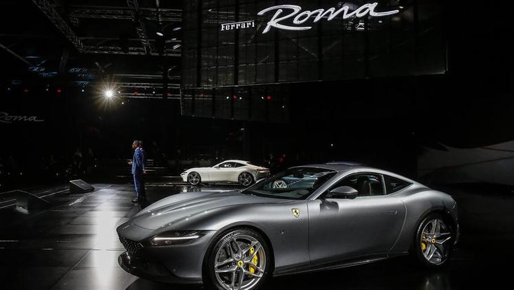 La nuova Ferrari Roma. ANSA