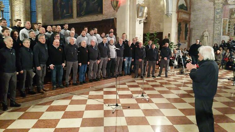 A S.Lorenzo oggi Crodaioli e cinque cori per De Marzi (COLORFOTO)