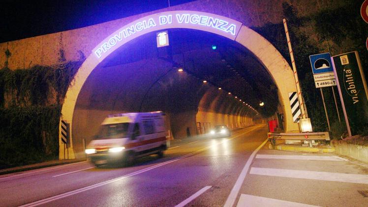 Una notte di chiusura per il tunnel Schio-Valdagno