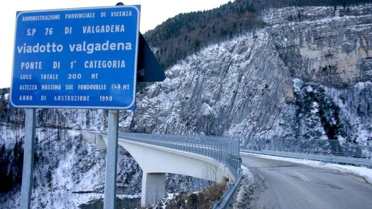 Il viadotto della Valgadena. Previsti lavori per oltre 100 mila euro 