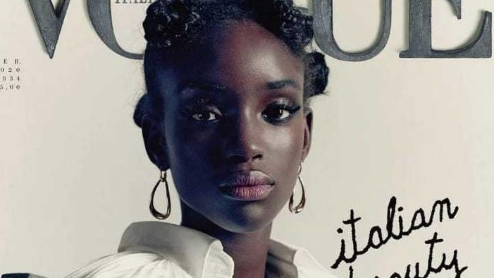 La modella senegalese, cittadina italiana, Maty Diba su “Vogue Italia”