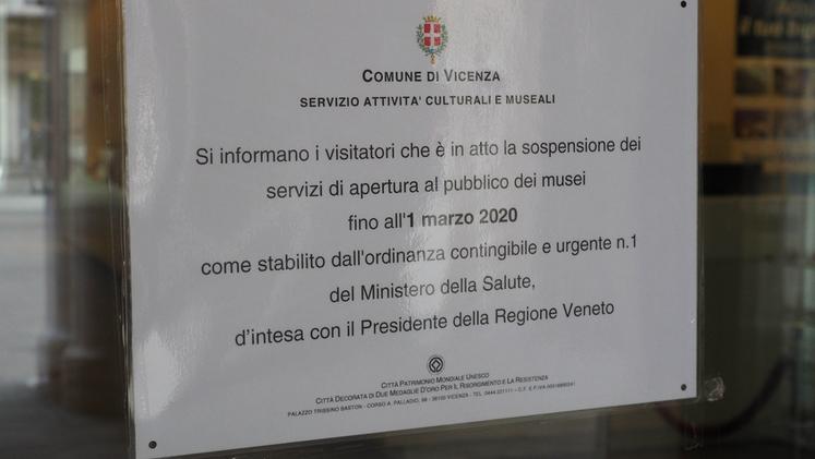 Coronavirus, musei chiusi anche a Vicenza. COLORFOTO