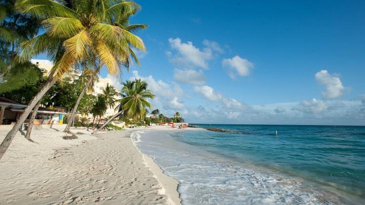 Una spiaggia dei Caraibi. ARCHIVIO