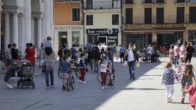 I cittadini sono tornati a vivere il centro di Vicenza (Colorfoto)