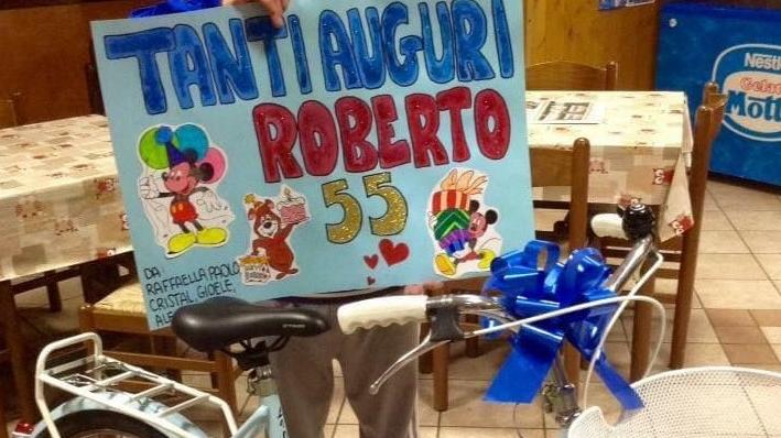 La bici rubata a Roberto