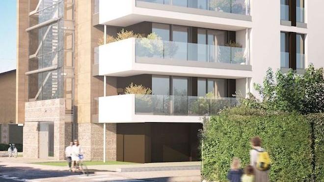 Il progetto del nuovo condominio in via Mantova a Villafranca