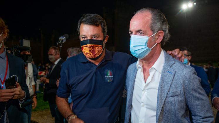 Salvini e Zaia. FOTO MARCHIORI