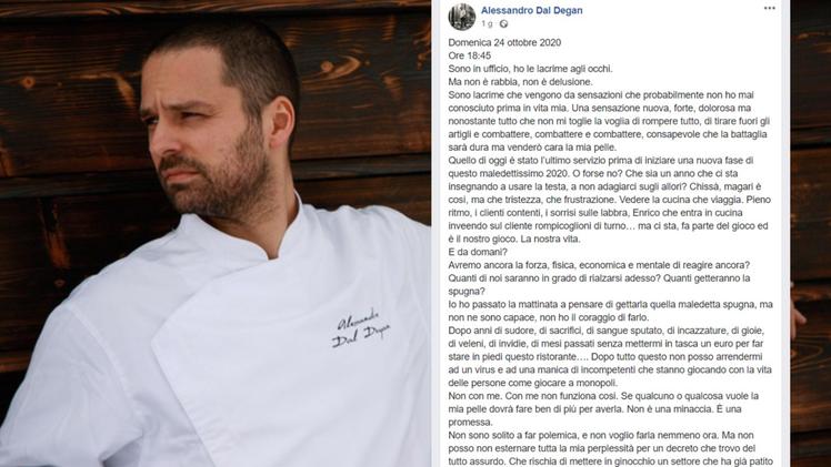 Alessandro Dal Degan, 39 anni, chef de La Tana Gourmet