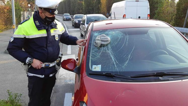 Incidente oggi in via Zuccola a Bolzano Vicentino