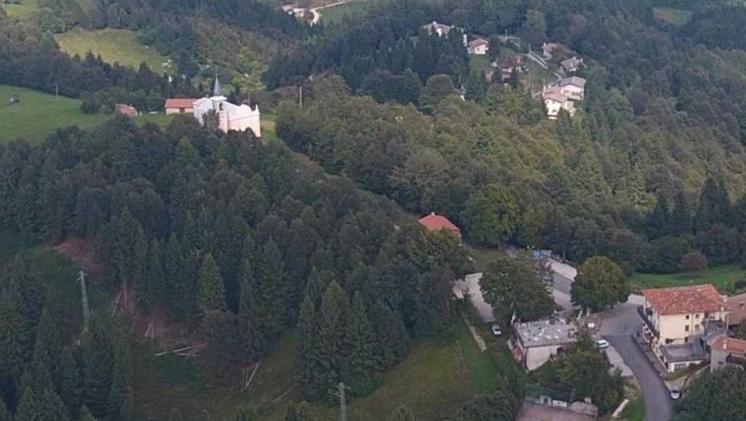 La zona fra San Giovanni ai Colli Alti e Lepre sul Grappa (Foto Ceccon).
