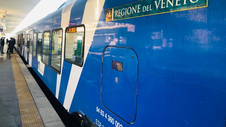 Il nuovo treno elettrico che verrà impiegato lungo la linea Bassano-Padova