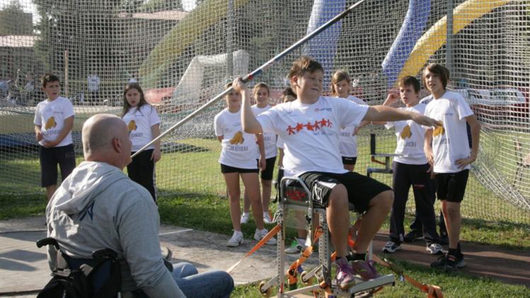 S’è svolta ieri negli impianti sportivi di Vicenza la giornata dedicata agli sport paralimpici. FOTO COLORFOTO 
