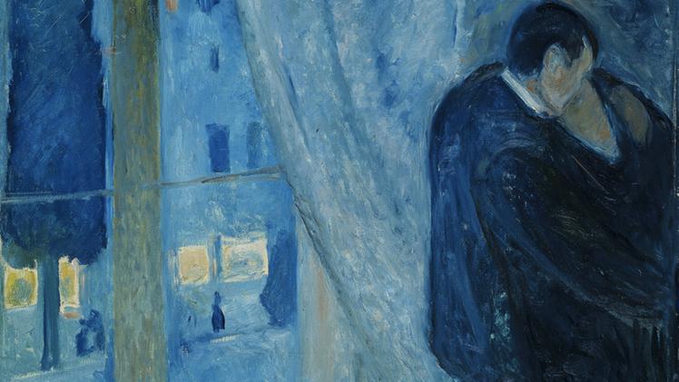 Edvard Munch - Kiss by the window (1892)