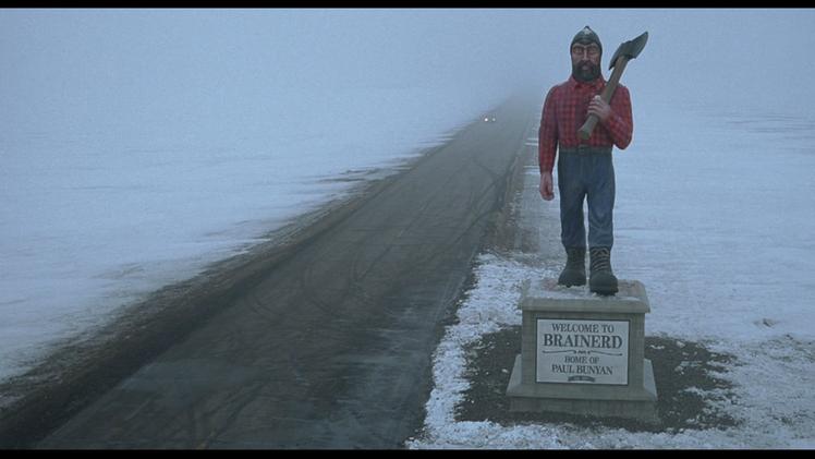 Una scena dal film "Fargo" dei fratelli Coen