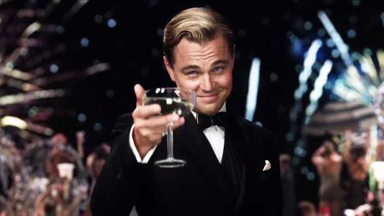 Leonardo DiCaprio in una scena del film "Il grande Gatsby"