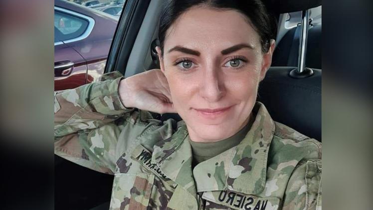 Giulia Masiero, 30 anni, sergente dell'esercito degli Stati Uniti
