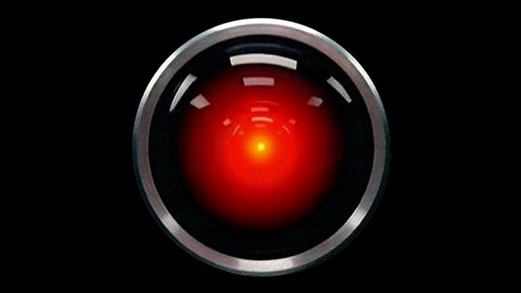 Hal 9000, il calcolatore protagonista del film "2001: Odissea nello spazio" di Stanley Kubrick