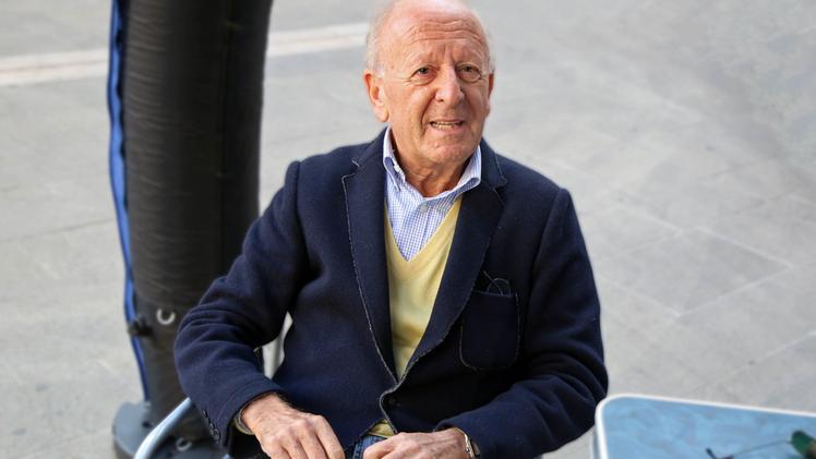 Il bassanese Tiziano Tasca, 78 anni (foto Ceccon)
