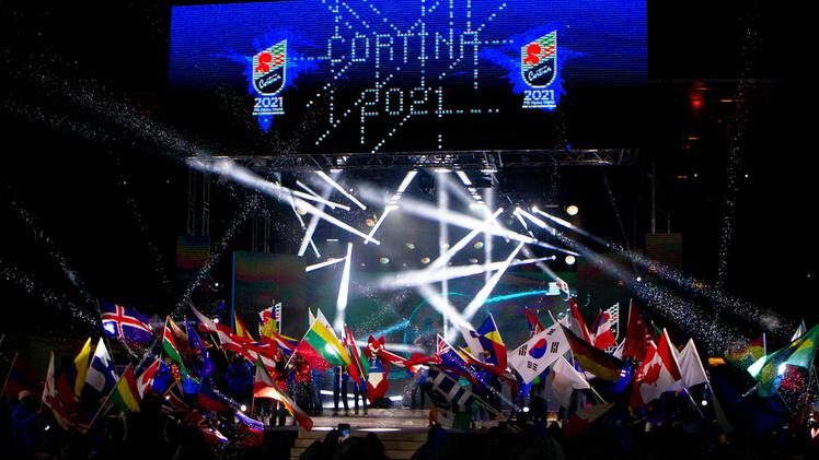 L'evento di inaugurazione dei Mondiali di Sci a Cortina