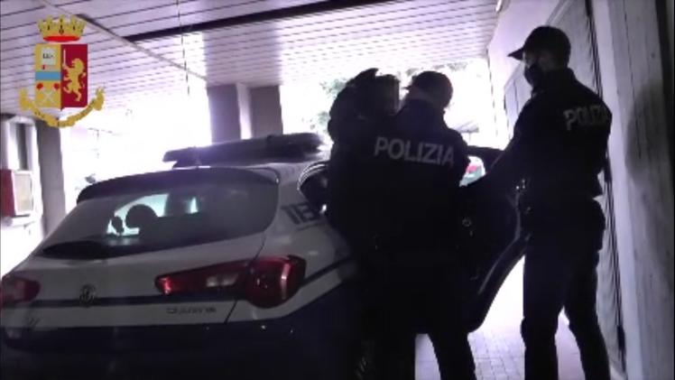 L'arresto della polizia a Lonigo