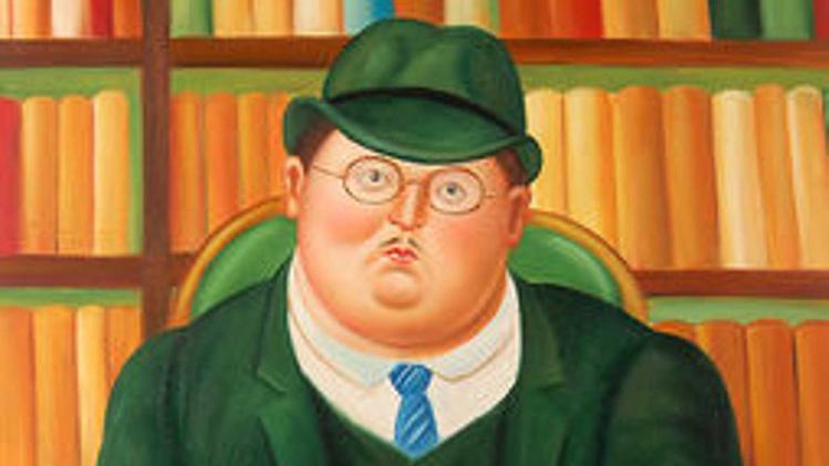 Fernando Botero, "Il notaio"