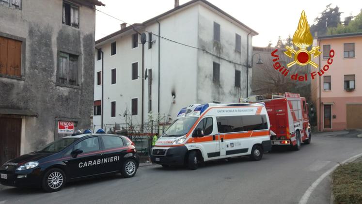 La vittima ritrovata in uno scantinato in via Roma a Montorso Vicentino