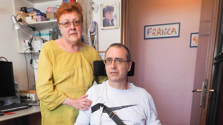 Franca Meneguzzo e Stefano Pivotto: i due coniugi sono invalidi, lei al 75 per cento e lui al 100 per cento