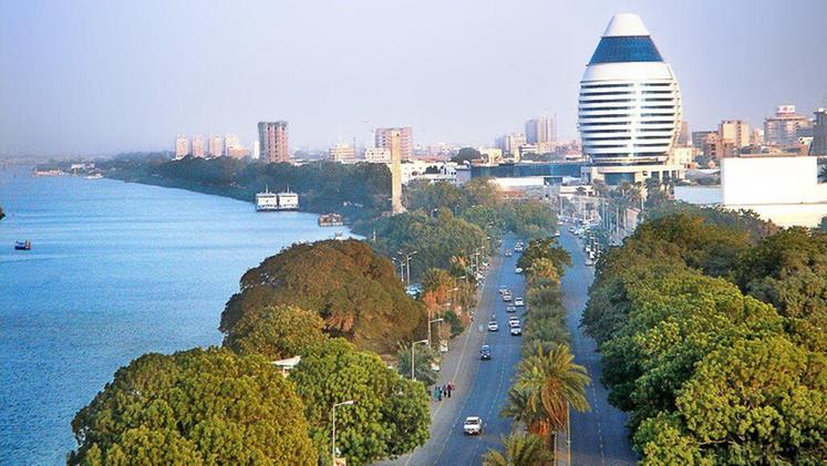 La città di Khartoum in Sudan