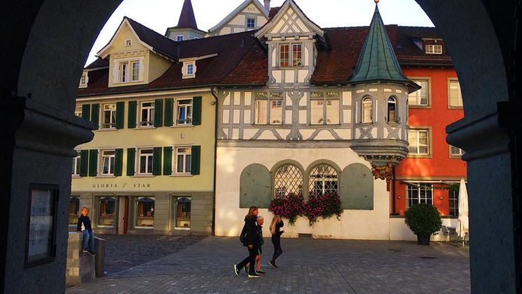 Un'immagine del centro storico della città svizzera San Gallo