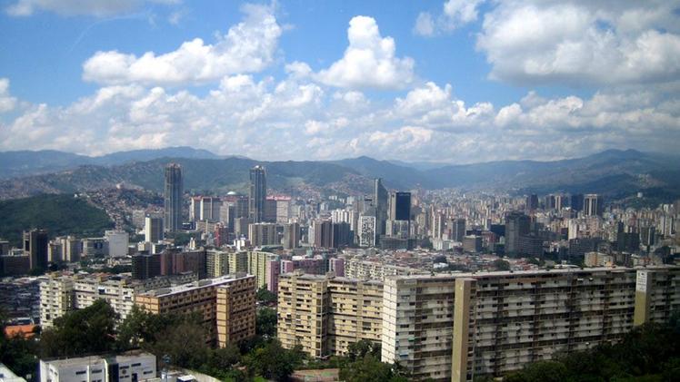 Caracas, la capitale del Venezuela dove è scappata la mamma