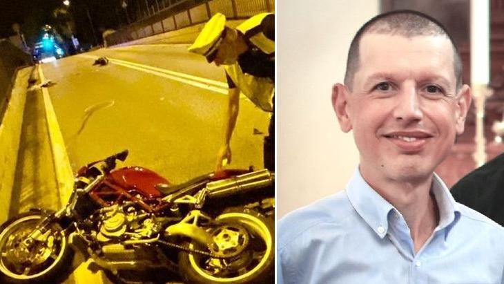 Alessandro Carollo 44 anni di Lugo, dopo quasi un mese dal grave incidente avvenuto in moto a Thiene