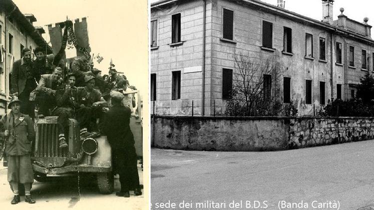 I partigiani delle Brigate 7 Comuni il 26 aprile 1945 e la caserma di via Fratelli Albanese