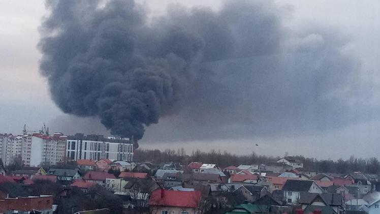 Le immagini di guerra a ridosso delle città giunte ieri dall’Ucraina all'azienda di Schio