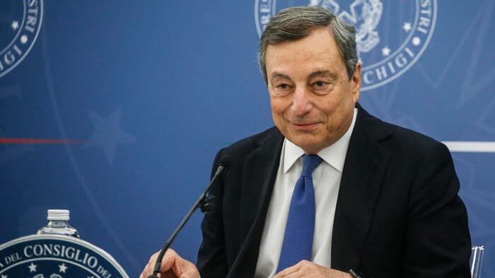 Il premier Mario Draghi (Foto Ansa)
