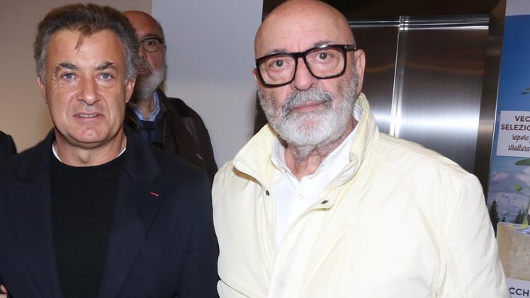Gianfranco Aquila con Jean Alesi (Foto Ceccon)