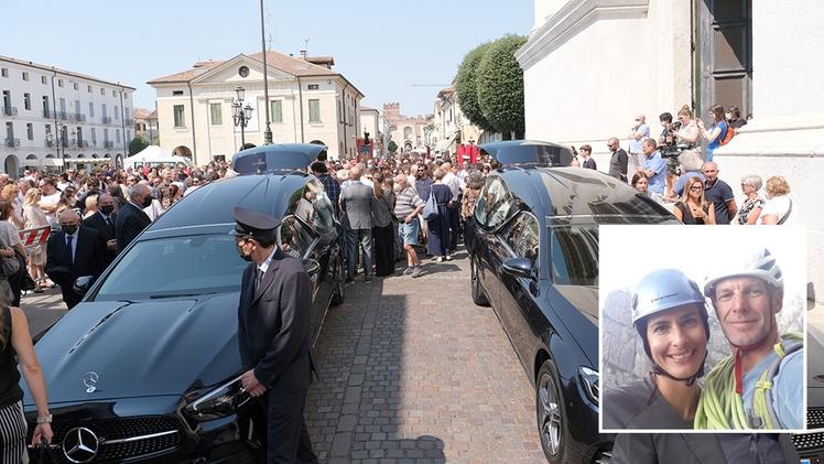 A Cittadella i funerali di Davide Miotti e Erica Campagnaro (Foto NICOLA PIRAN)