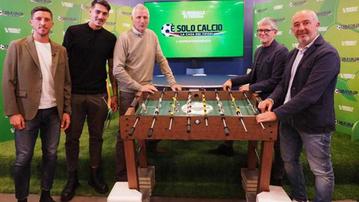 Gli ospiti Luca Ancetti ha condotto l'Approfondimento di È Solo Calcio che potete trovare sul sito del GdV (Colorfoto)