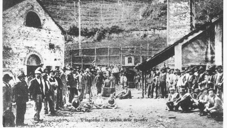 La miniera Pulli si trovava a Valdagno, nella foto l’ingresso principale. Era una delle più importanti d’Italia