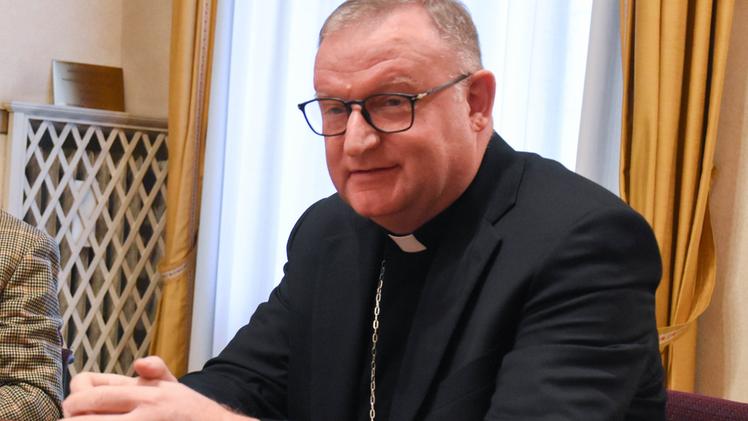 Il nuovo vescovo Giuliano Brugnotto  (Foto TONIOLO / COLORFOTO)